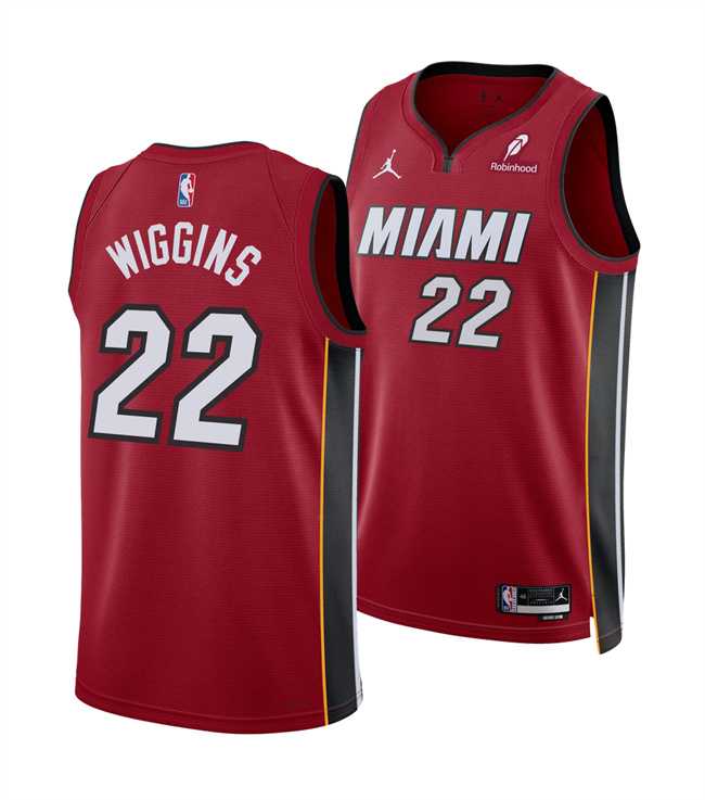 Men's Miami Heat #22 Andrew Wiggins Red 2025 Statement Edition Swingman Stitched Jersey Dzhi,We sell and wholesale Men's Miami Heat #22 Andrew Wiggins Red 2025 Statement Edition Swingman Stitched Jersey Dzhi on line form chian!